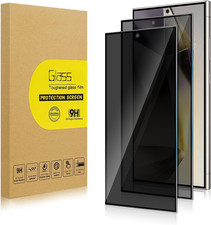 2 Pack Privacy Screen Protector for Samsung Galaxy S24 Ultra Anti-Spy Tempered G