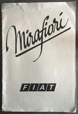 FIAT 131 MIRAFIORI 1300 & 1600 LF Car Sales Brochure 1977 #2.0036