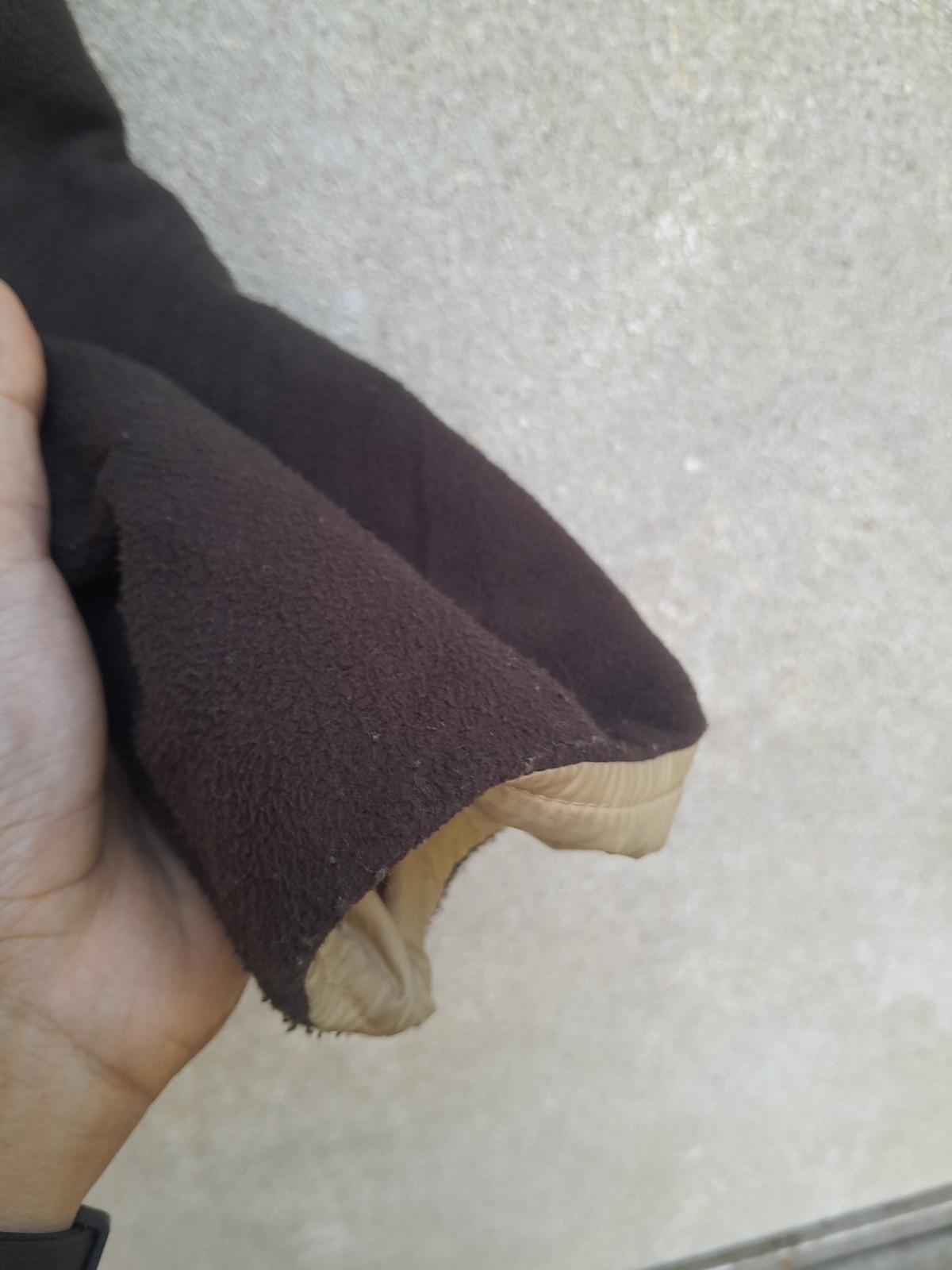 Vintage Moncler Fleece Jacket Women’s Size L Brown Full Zip Lampo Zipper Romania thumbnail 13