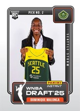 25 WNBA PANINI INSTANT DRAFT NIGHT 2 DOMINIQUE MALONGA