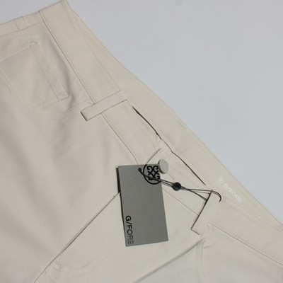 G/Fore NWT 5 Pocket Jean Cut Pants Size 35 in Beige Polyester