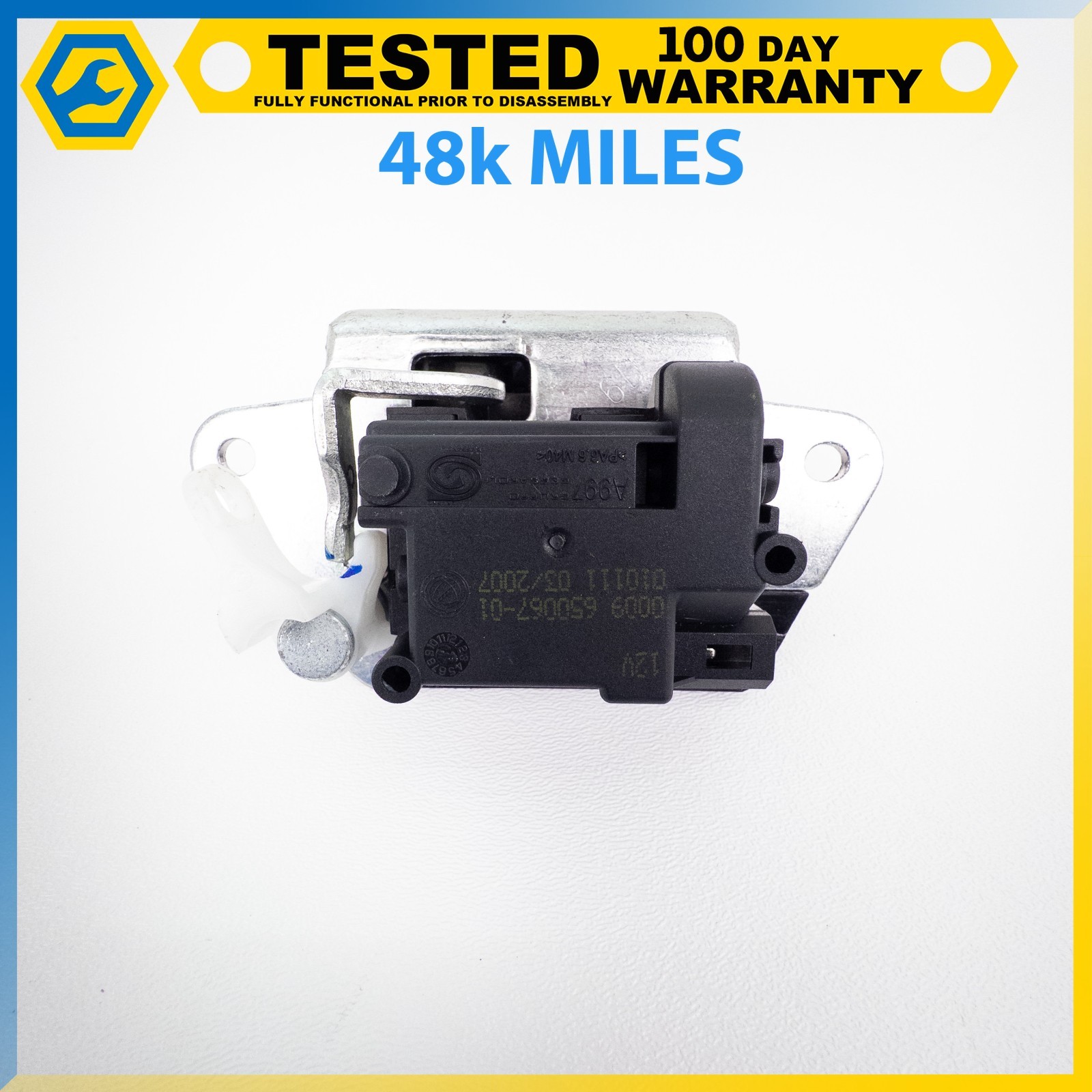 08-19 MASERATI GRANTURISMO GRANCABRIO REAR TRUNK LOCK LATCH OEM