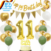 Deko 11 Geburtstag Junge MäDchen 11 Jahre Geburtstag Party Dekoration 11. Torten