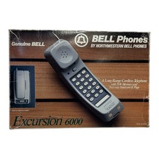 Bell Phones Excursion 6000 Cordless Telephone Vintage 1986 Open Box