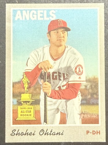 2019 Topps Heritage 1970 Cloth Stickers #16 Shohei Ohtani Angels