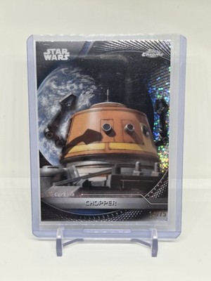2025 Topps Star Wars Hyperspace  Galactic Dust Refractor Chopper  /75 #17