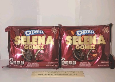 SELENA GOMEZ OREOS Chocolate Cinnamon Horchata Cookies 2x 10.68oz Limited New