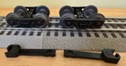WEAVER O Gauge 3-rail Plastic roller bearing trucks & dummy couplers (1 pair)