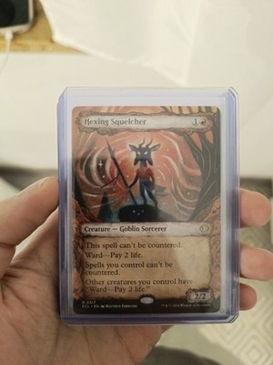 Magic The Gathering:Hexing Squelcher Borderless (Showcase)
