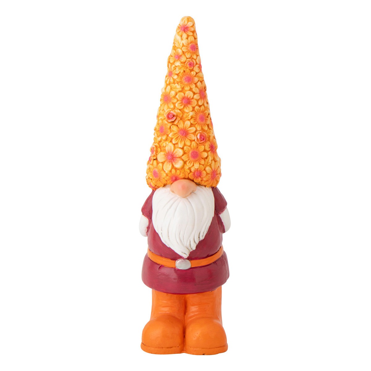 Statue lutin d'extérieur Ginger grande sculpture de jardin 61cm résistante aux intempéries