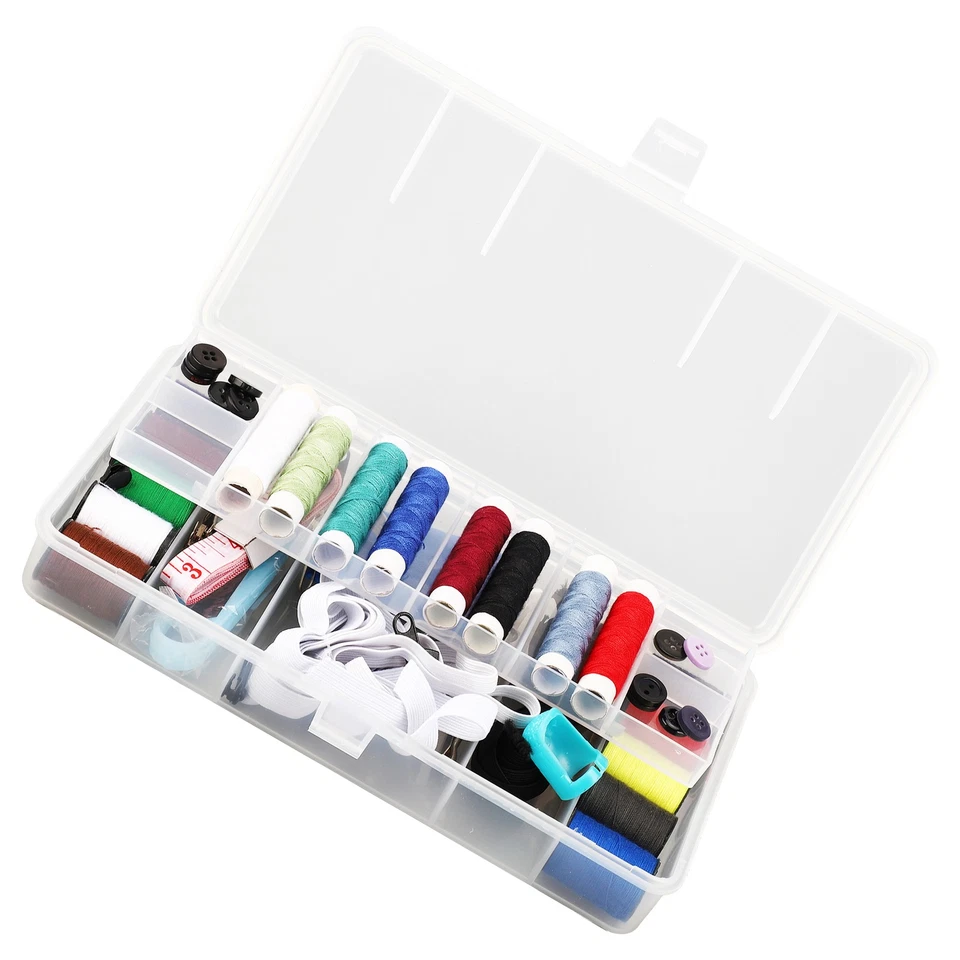 Mini-Nähset 2 Lagen 20 Nadeln 8 Fäden Reise-Nähset Für Reparaturen - Bild 3 von 4