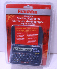 Franklin Webster's Spelling Corrector Plus NCS-101 Pocket Size Compact 2005 New