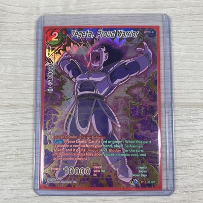 Vegeta, Proud Warrior Dragon Ball Super Card Game (BT17-132) SPR Sammlerstück