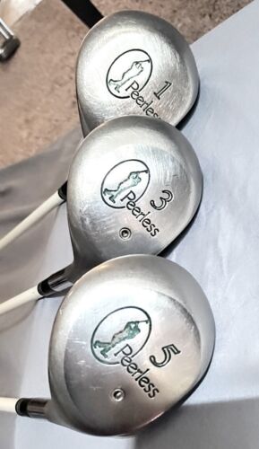 Vintage Palmer Peerless Wood/Drivers 1, 3, 5 Shaft Chamois Grip, 44"