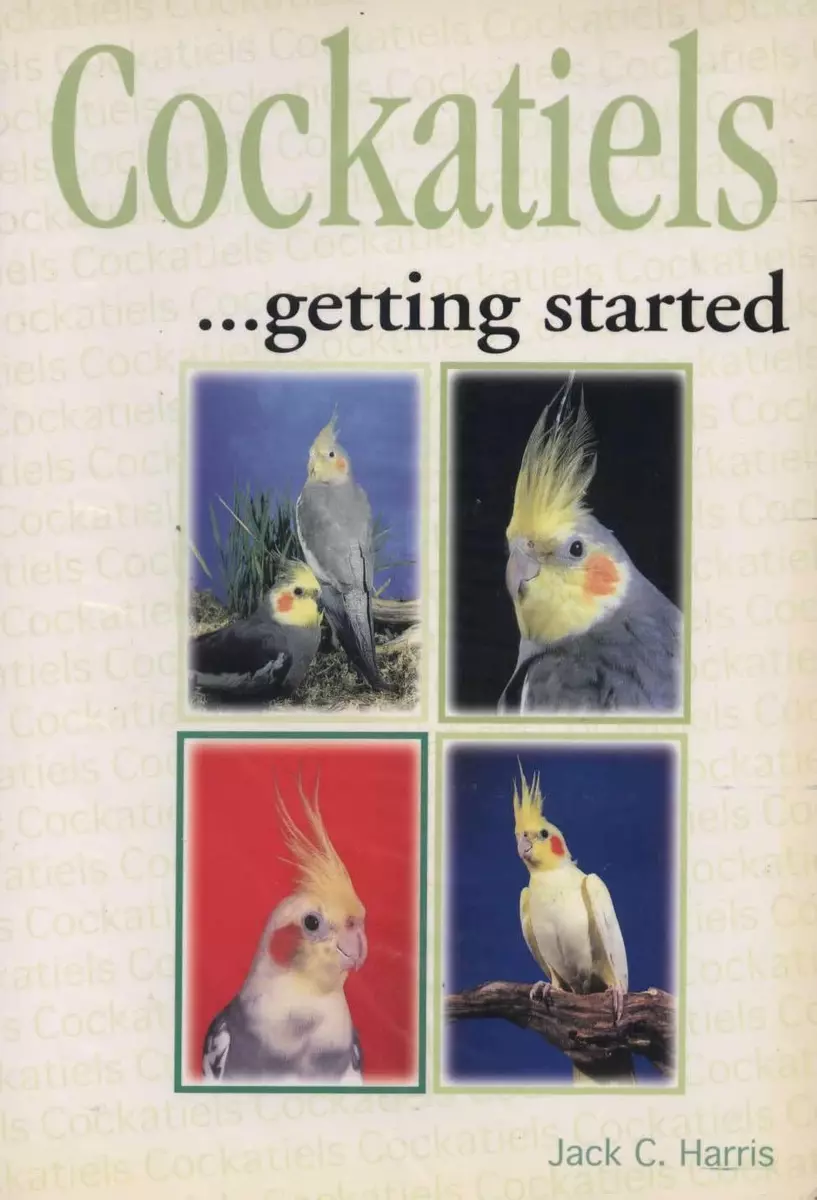 Cockatiels Getting Started Cockatiel Care Feeding Cage New Book