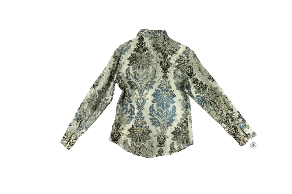 Shirt Just Cavalli Used Size 50 (SA1105) Floral Man 100% Cotton Foto 2 de 2