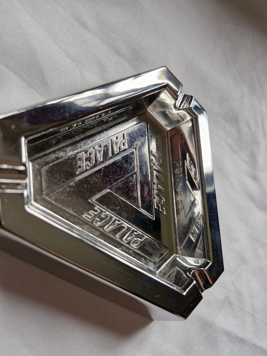 Palace Tri-Ferg Ashtray SILVER Metal - PALACE SKATEBOARDS