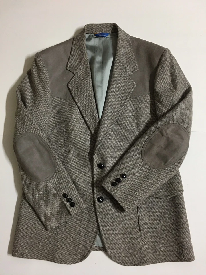 MINT Pendleton Men's 42 Grey Wool Tweed 2-Button Sport Coat Jacket Blazer - Image 2 of 4