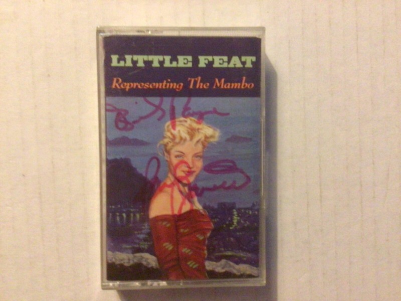 LITTLE FEAT CASSETTE TAPE REPRESENTING THE MAMBO - PAYNE BARRERE AUTOGRAPH NO CD