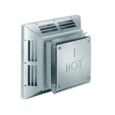 4" x 6 5/8" DirectVent Pro Stainless Steel Square Horizontal Termination Cap - 4