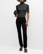 Cavalli Class Classic Mid Rise Black Slim Straight Women's Jeans Size 28 NEW