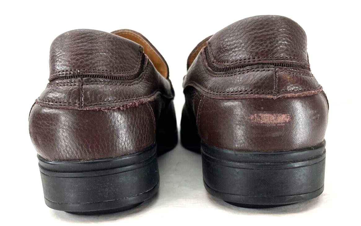 Gravity Defyer Marseille II pebbled Leather Brown Slip On  display picture 1