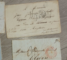 marcophilie  Angleterre France  10 4 1863