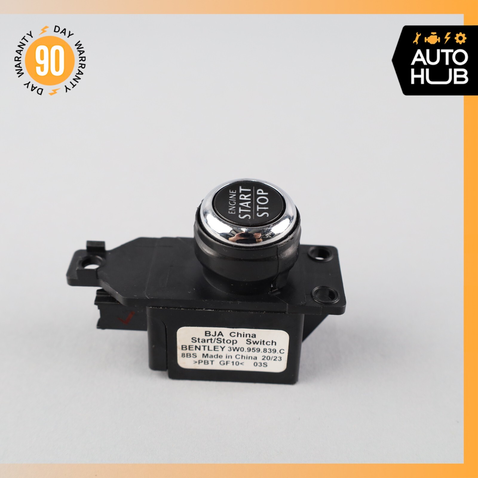06-13 Bentley Continental GT Flying Spur GTC Push Start Ignition Button OEM 56k
