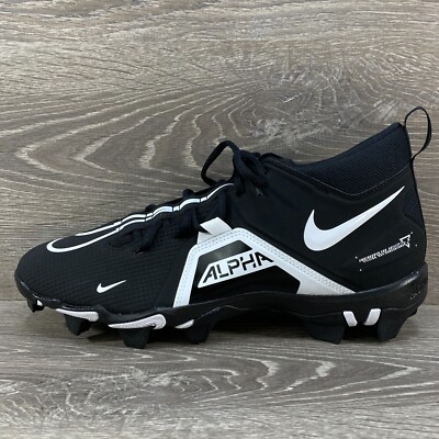 Nike Alpha Menace 3 Shark Black White Football Cleats CV0584 001