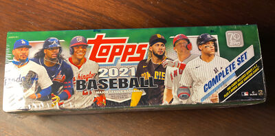 2021 Topps Baseball Green Complete Factory Sealed Set FOILBOARD PARALLEL Walmart