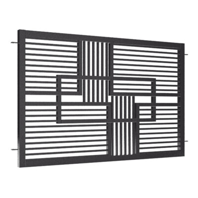 Modern Zaunelement Gartenzaun Sichtschutzzaun Zaun Metall Schmuckzaun Br 15 Ebay