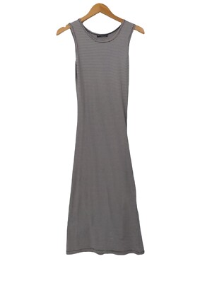 Brandy Melville Maxi Dress Womens OS Black White Sleeveless Tank Stretch Knit | eBay Brandy Melville Maxi Dress Womens OS Black White Sleeveless Tank Stretch Knit | eBay