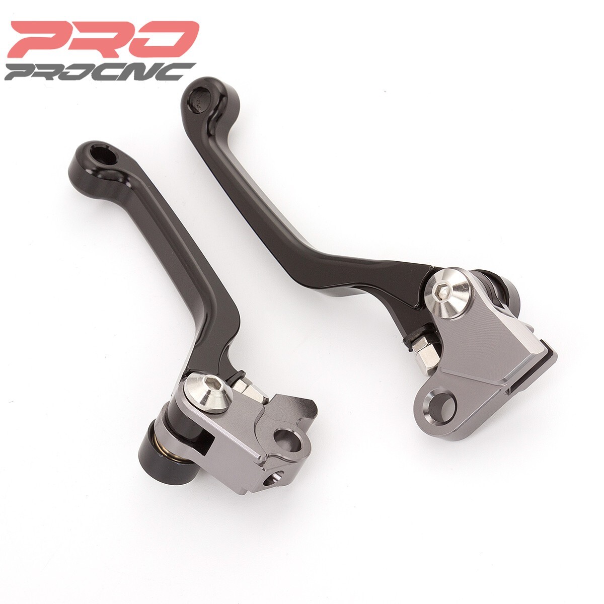 CNC Aluminum Clutch Brake Levers for KX250F KX250 KX125 Dirt Bike 2004+-image