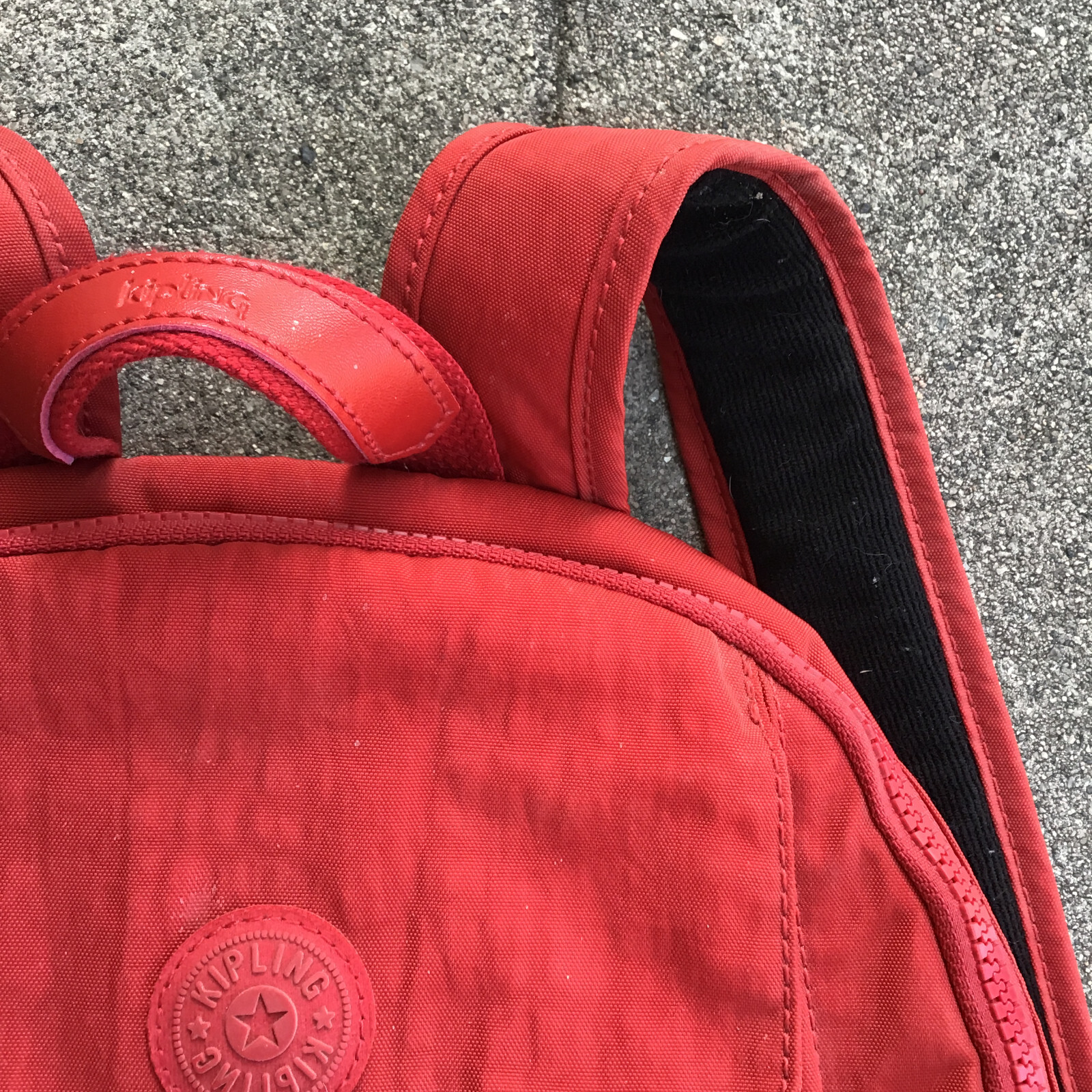 Kipling Matta Red Small Backpack Adjustable Strap… - image 4