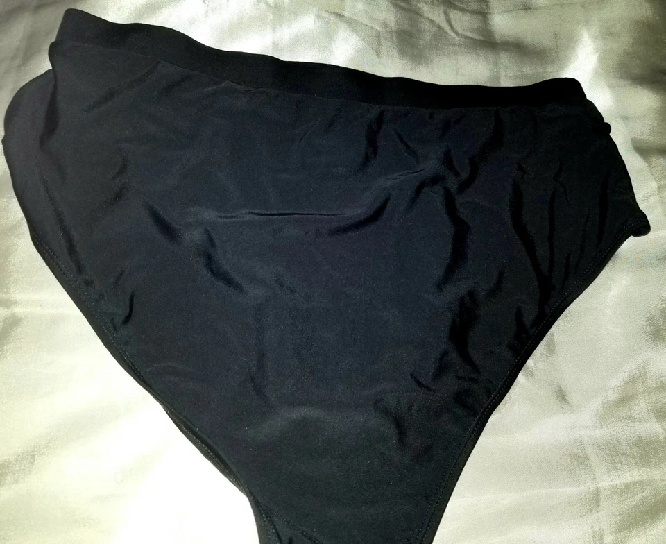 Parte inferior de natación Charlotte Russe para mujer talla grande 1X NUEVA negra Foto 2 de 4