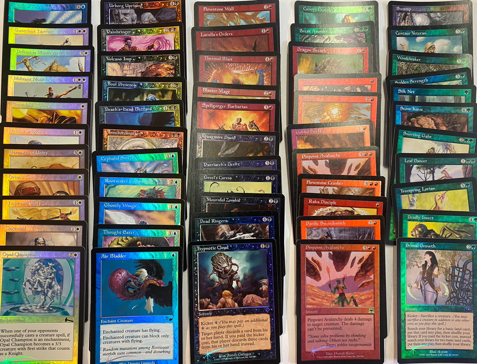 FOIL OLD FRAME Lot 50 Foils Magic the Gathering LP to NM ALL Old