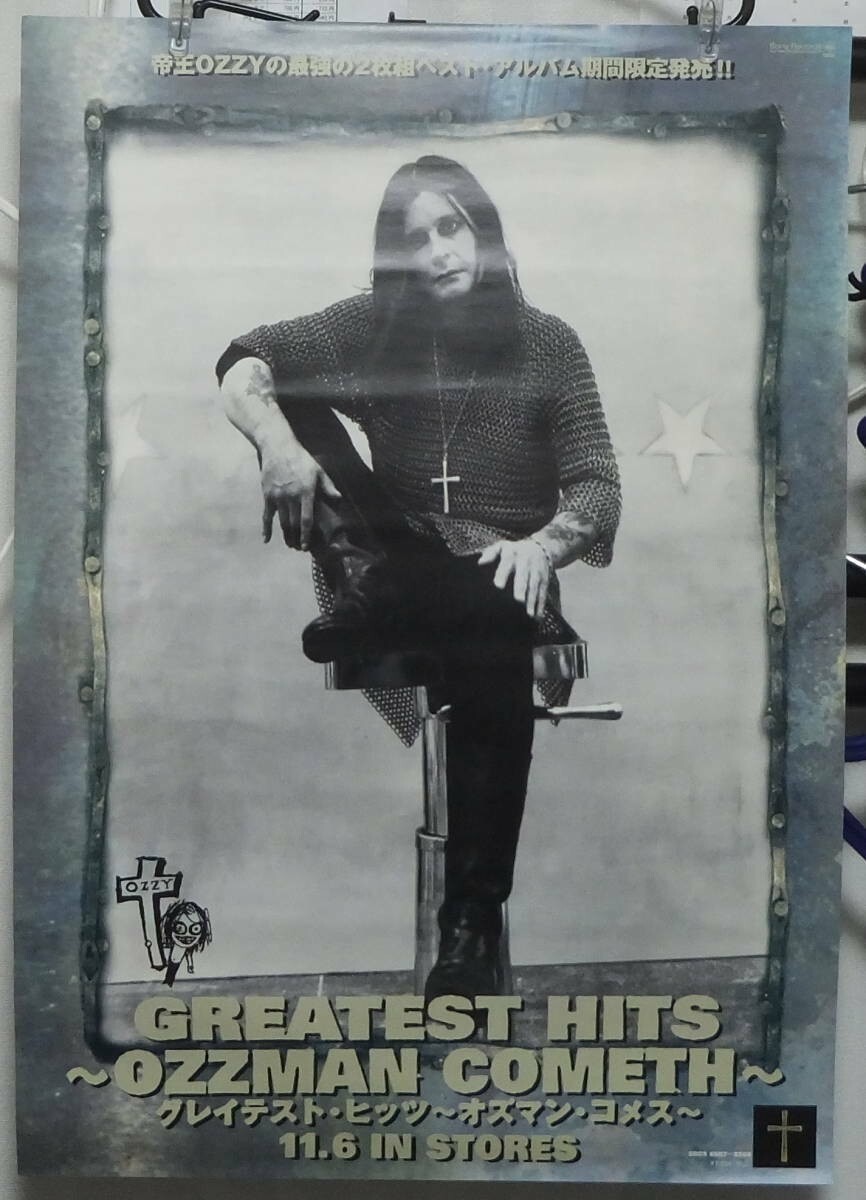 Ozzy Osbourne The Ozzman Cometh 1997 Japan Original Promo Poster