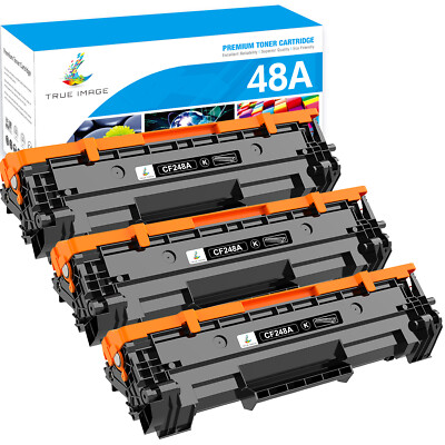 3x CF248A Black 48A Toner Cartridge For HP LaserJet Pro M15 M16 M28 M29W MFP M29