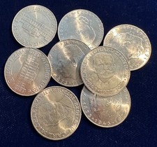 AUSTRIA REPUBLIC  1971-1973  25 SCHILLING SILVER COINS, BRILLIANT UNCIRCULATED