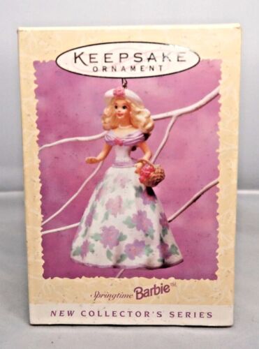 Znak rozpoznawczy Pamiątka Ornament Wiosna Barbie Vintage 1995 Boże Narodzenie Święto - Zdjęcie 1 z 7
