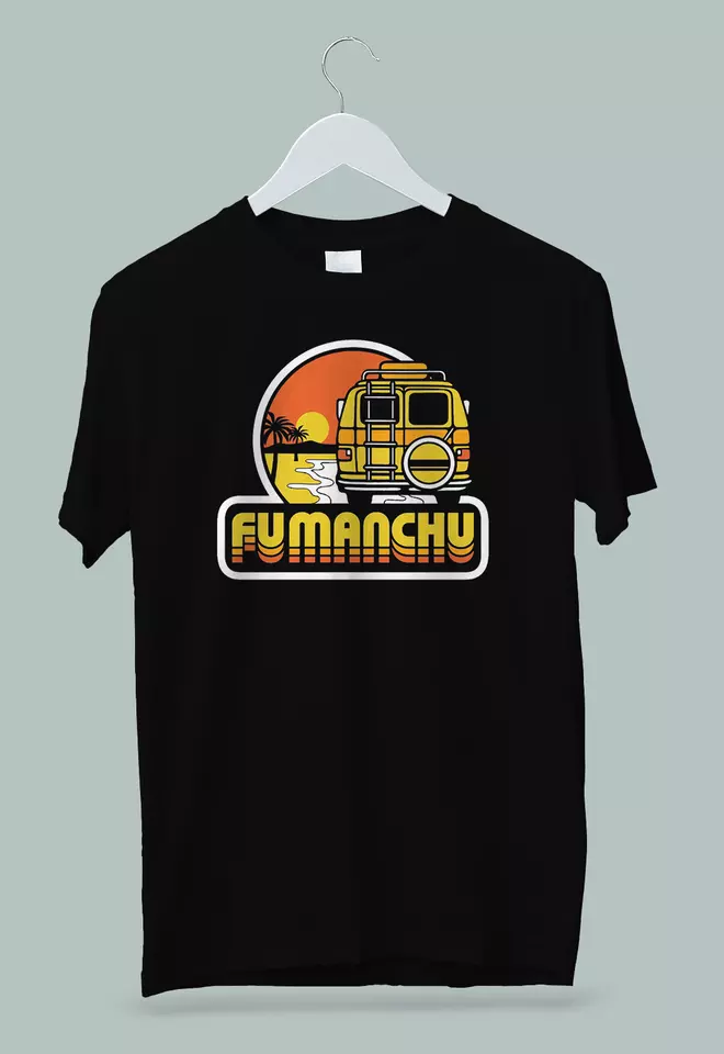 90s WOOL fu manchu ワンデイ　LIVE Tシャツ バンド Fu Manchu BAND New Van BLACK COTTON T SHIRT FULL SIZE S-5XL | eBay