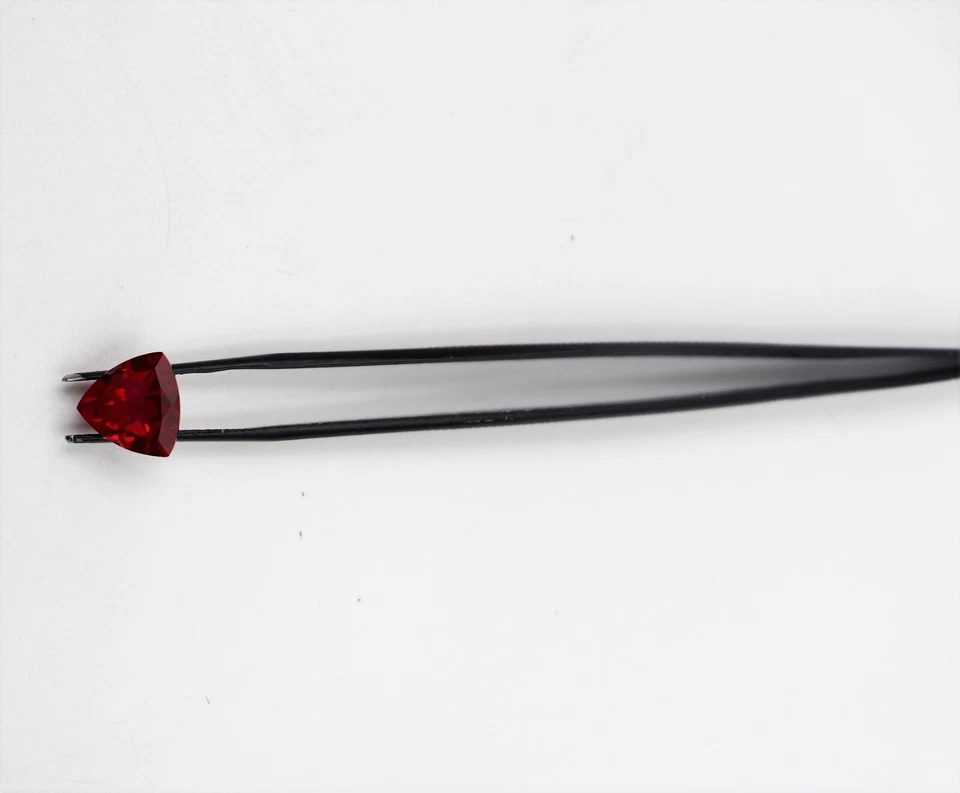 Trillion Imitation Red Ruby AAA Rated Lab Created Synthetic Gemstone 11mm to18mm - Image 3 of 4