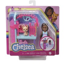 Barbie Chelsea Swing Set Playset W/ Chelsea Doll 6'' in Brunette Ages 3-7 Years