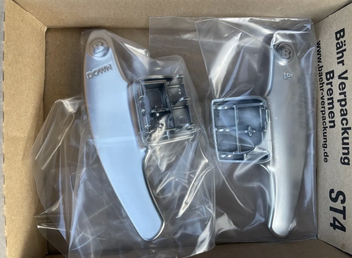 Estensione Palette Cambio Per Smart ForTwo 451/453 - In Lega Alluminio, Colore Blu, 2009-2016 - Foto 3