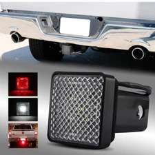 LED Run/Brake/Reverse Towing Hitch Cover Light for Class III 2" Trailer Receiver