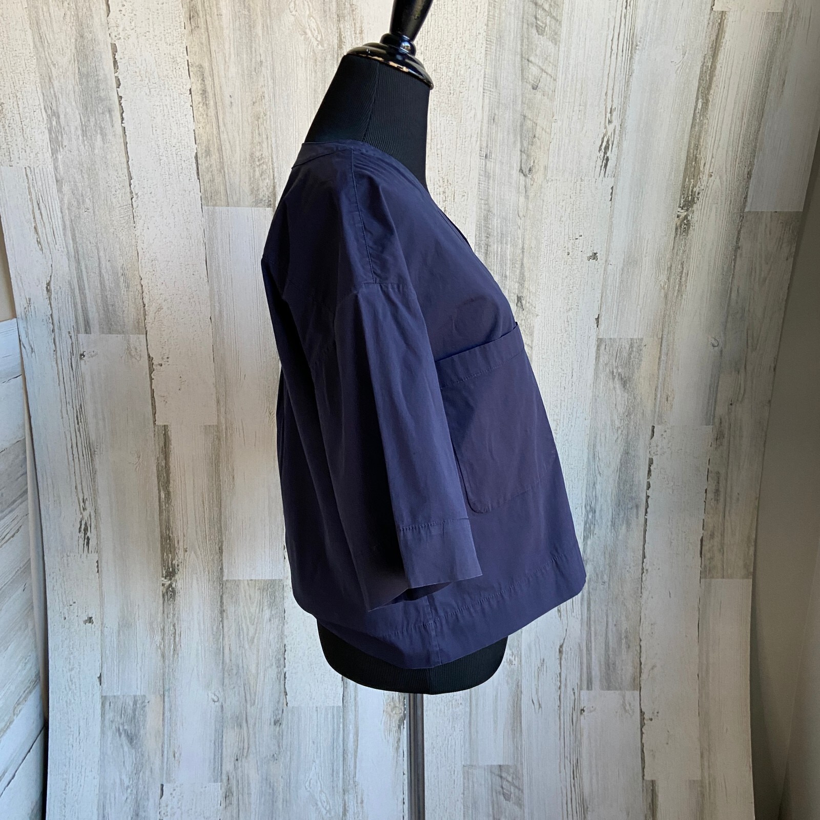 Theory Size Small Risatanee Blouse Light Poplin N… - image 2