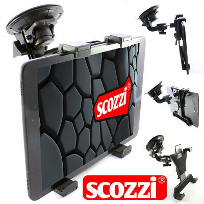 SCOZZI  Tablet Halterung KFZ Auto 7'' - 11'' Halter Universal Saugnapf Scheibe