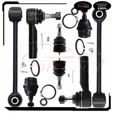 Front Lower Upper Ball Joint Steering Tie Rod For 2005-2010 Jeep Grand Cherokee