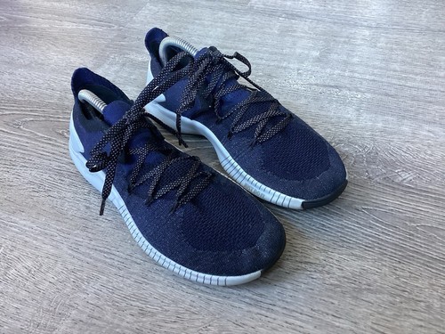 Nike Womens Free TR Flyknit 3 Size 7.5 Blue Running Shoes Sneakers AJ7802-410 - Picture 2 of 12