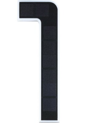 Paulmann LED Solar Außen Wand Leuchte Lampe Hausnummer 1   16x23x3 cm